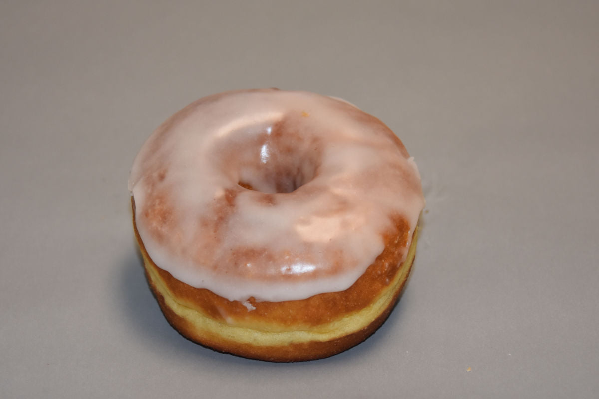 White Iced Yeast Raised Donut
